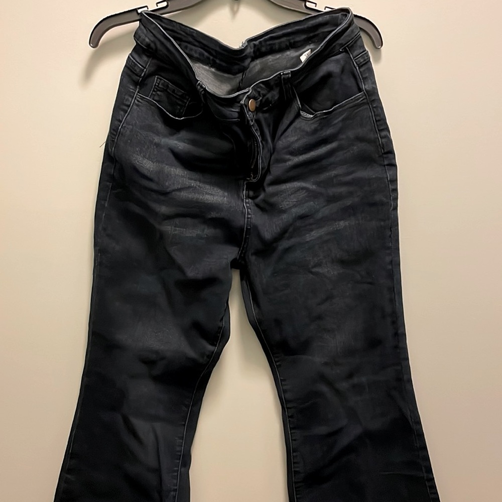 Dark blue jeans